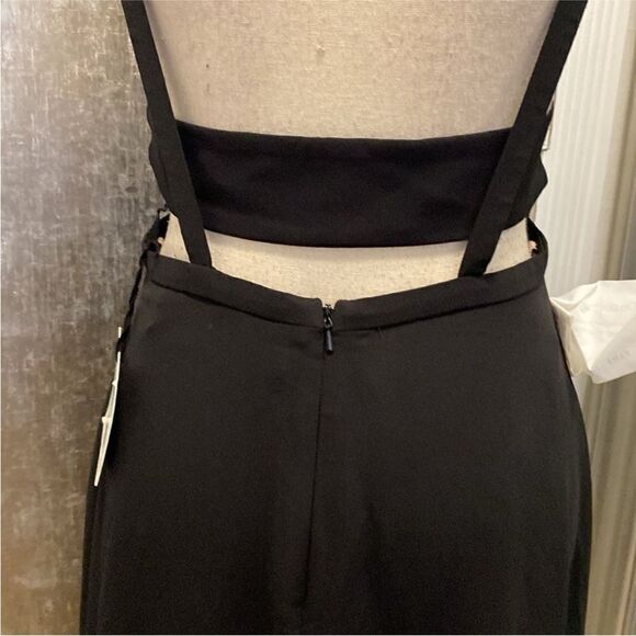 NWT Fameand Partners Elegant Black Sleeveless Dress, US4 - Picture 5 of 9